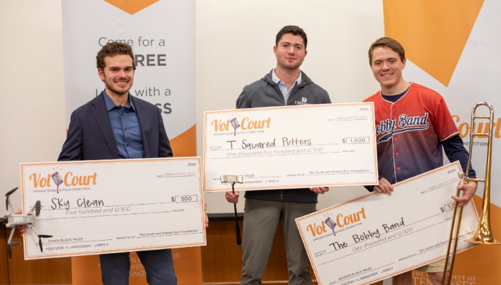 Photo of Vol Court competition winners