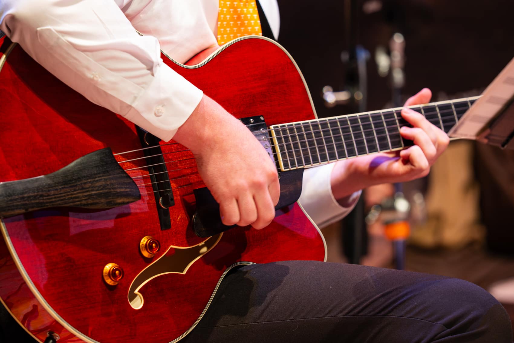 Close-up of guitar