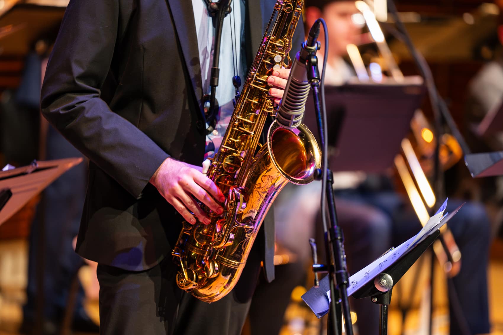Close-up of Jazz Saxophone