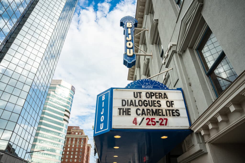 Exterior of Bijou Theatre