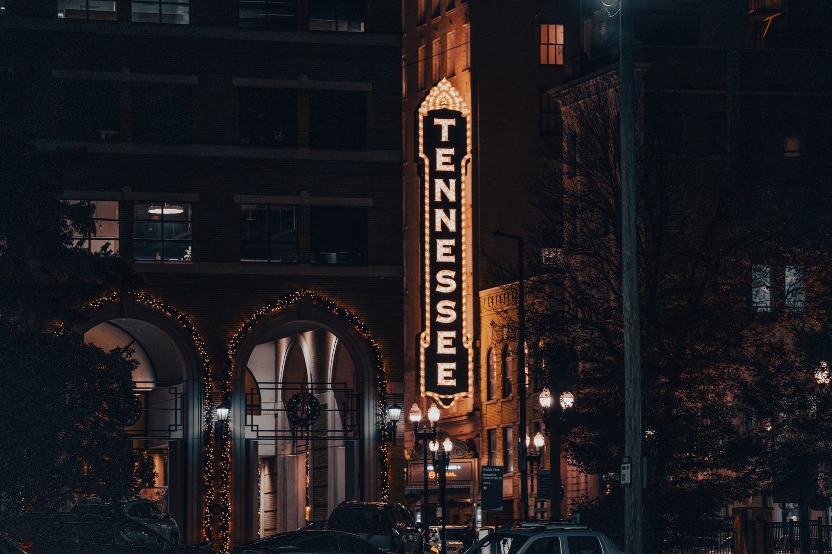 Exterior of the Tennessee Theatre