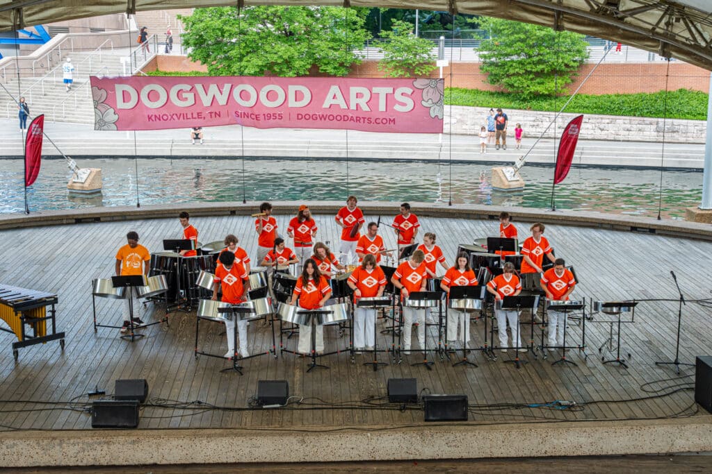 UT Steelband playing at World's Fair Park